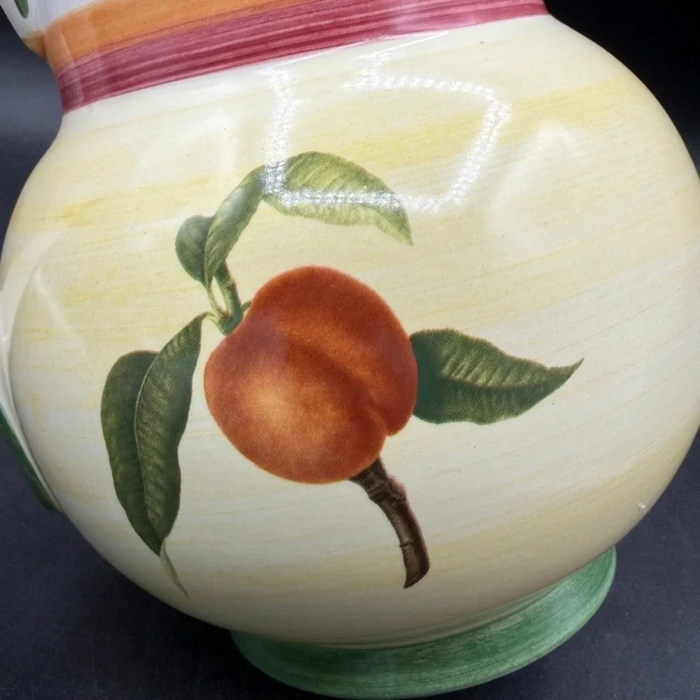Villeroy & Boch French Country Pitcher Large Yellow Green Cottage Boho